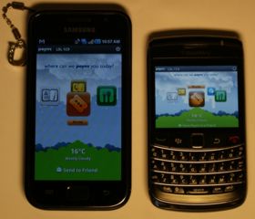 Blackberry vs Samsung