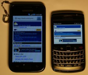Blackberry vs Samsung