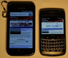 Blackberry vs Samsung