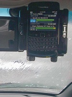 Traffic App running in Truck