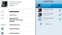 PlayBook Contact Linking