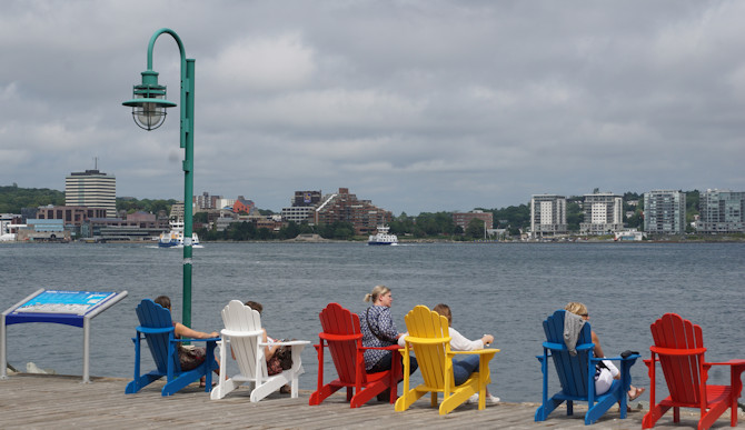 Halifax Waterfront chairs