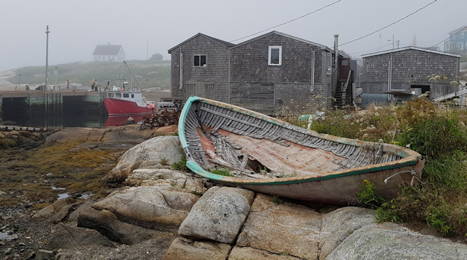 Peggy's Cove old boat