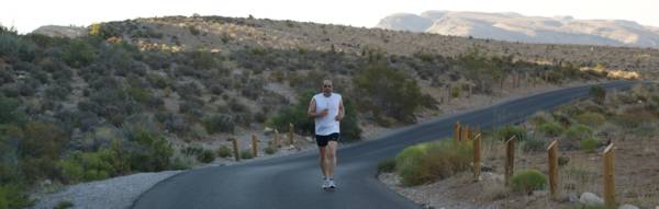 Running in the Red Rock Canyon - Nevada