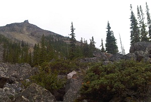 Whistler's Mountain outside Jasper AB