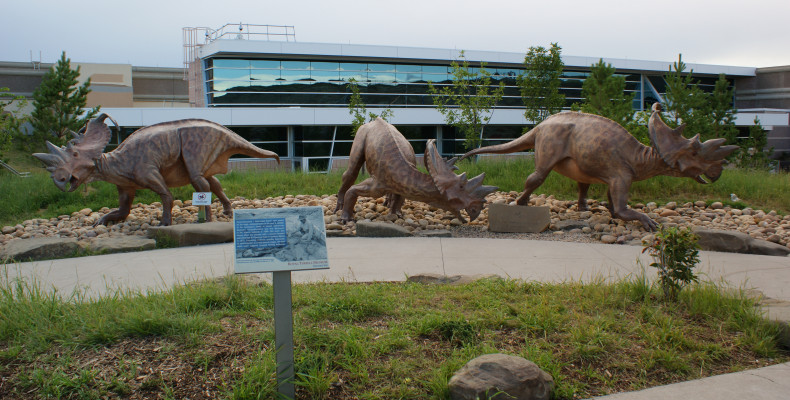 Royal Tyrrell Museum new the entrance