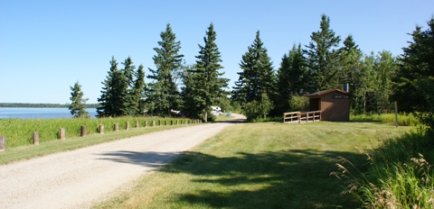 Entrace to Lake Audy Trail