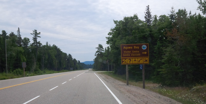 Agawa Bay from the Highway