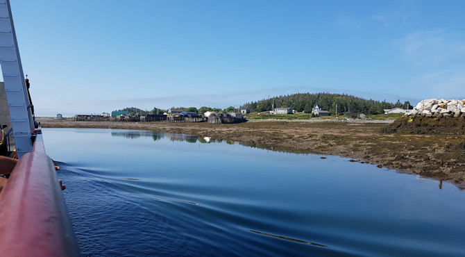 Ferry ride to White Head Island