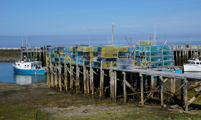 Lobster Traps on White Head Island