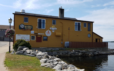 Shelburne house on dock