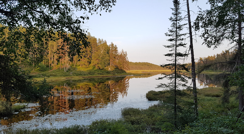 Esker Lake View from our site 