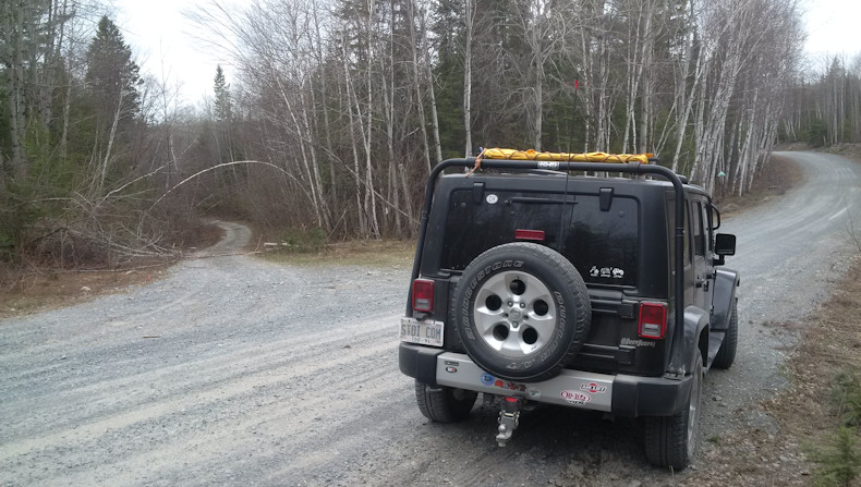 Another side trail on Red Squirrel Road 