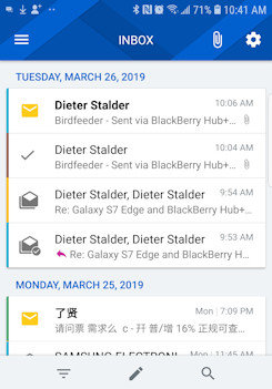 BlackBerry Hub + Inbox 