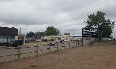 Maple street in Maple Creek