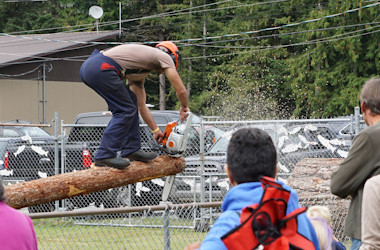 Bella Coola Fall Fair Balance act