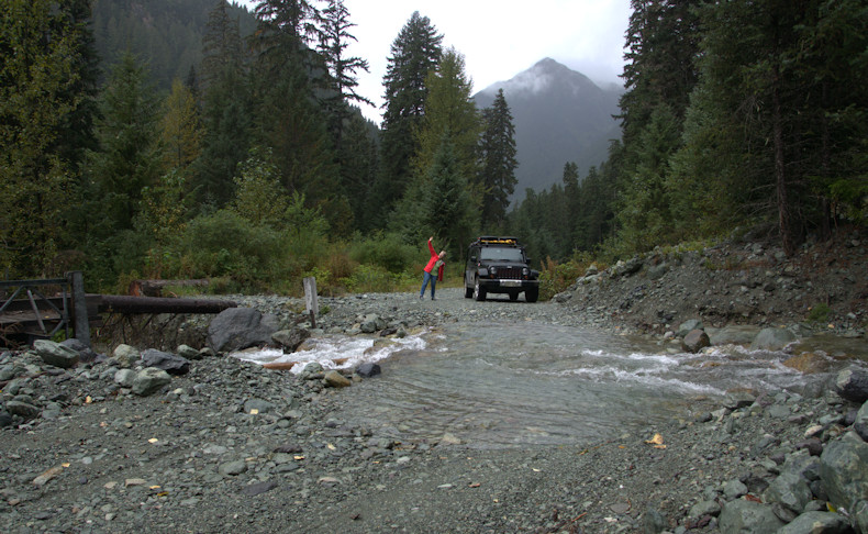 Close to Odegaard Falls Trail 