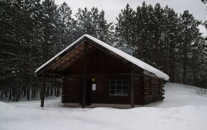 Minnesing Trail in winter