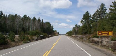 Beaver Pond Trail from Highway 60