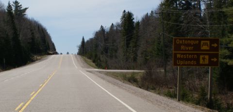 Western Uplands Trail access from hwy 60