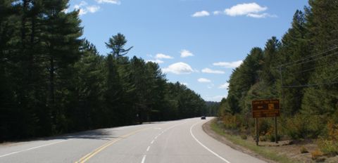 Lake of Two Rivers Camp access from hwy 60