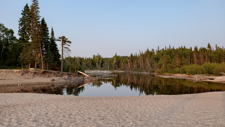 Creek into Old Woman Bay 