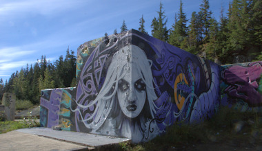 Northair Mine art around the corner 