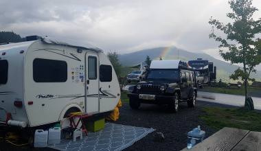Whistler RV Park camp site 