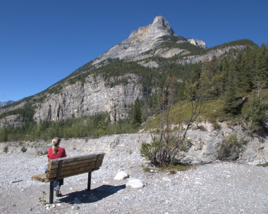 Grotto Canyon view from the bottom 