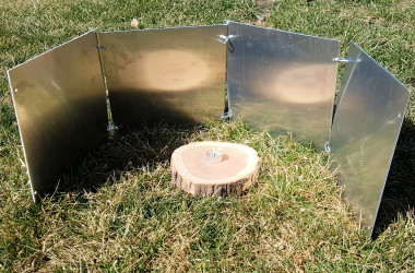 DIY Campfire Heat Reflector