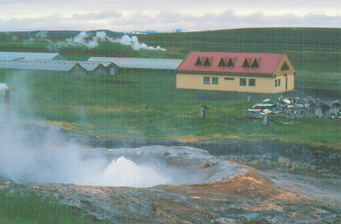 Green House with geothermal heating 