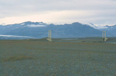Glacier in Iceland in 1981 