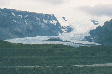 Glacier in Iceland in 1981