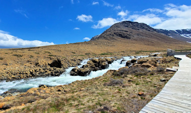 Waterfall in Gros Morne National Park