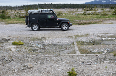 Park the Jeep at Zinc Mine 