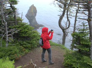 Sea stacks and great views Skerwink Trail 