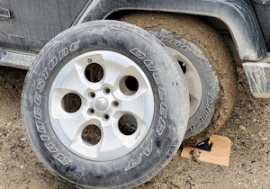 Gear to replace a tire 