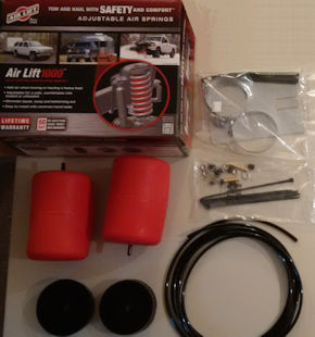 Air Lift 1000 Box unpacked 