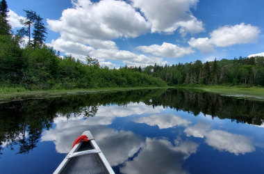 Kanufahrt auf dem West Montreal River