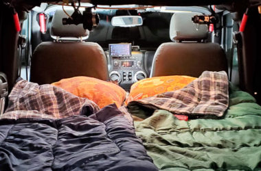Sleeping Platform in the Jeep JK