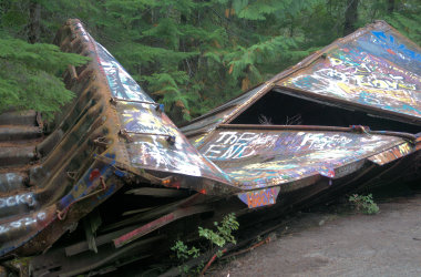 Train Wreck in Whistler