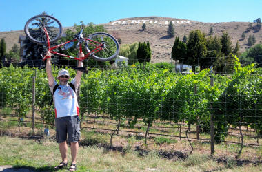 Penticton wine tasting by bicycle